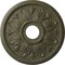 Ekena Millwork Edinburgh Ceiling Medallion (Canopies up to 5 1/8"), 18 1/8"OD x 3 1/2"ID x 2 3/4"P, Painted Turtle CM18ED1PTF - alternate 1